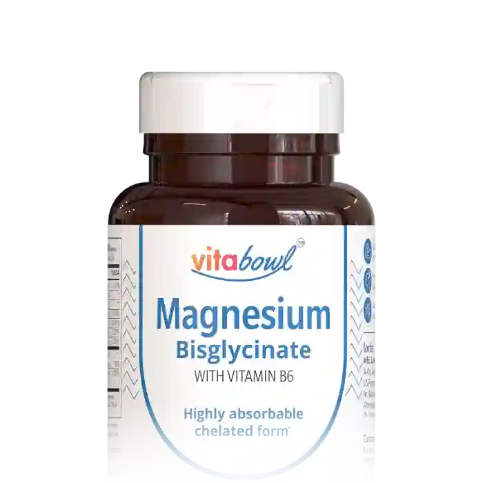 Vitabowl Magnesium Bisglycinate with Vitamin B6